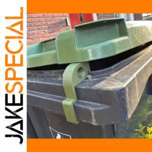 Eco-Friendly Green Trash Bin Ventilation Clip