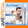 Wireless White Ear Cleaner with Adjustable Suction