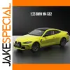 BMW M4 G82 1:23 Diecast Model in Yellow