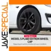 Matte Black Hub Caps for Tesla Model 3