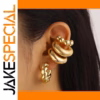 Vintage Geometric Clip Earring for Women