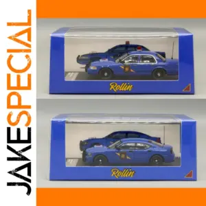 1/64 Scale Police Car Collectible Set