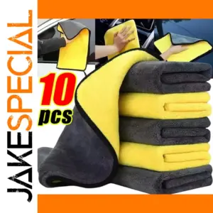 Microfiber Car Cleaning Towels Set (30x30cm-60cm)
