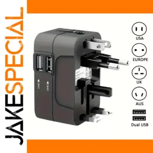 Universal Travel Power Adapter with USB-C