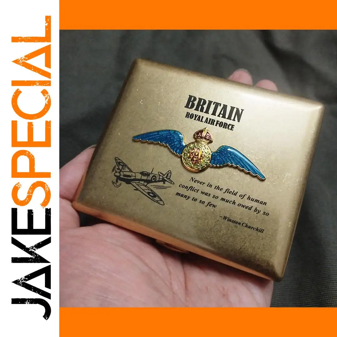 Royal Air Force Pilot Badge Cigarette Case 1 Royal Air Force Pilot Badge Cigarette Case