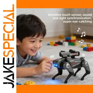 Wolf Tech Robotic Toy with Light & Sound Effects