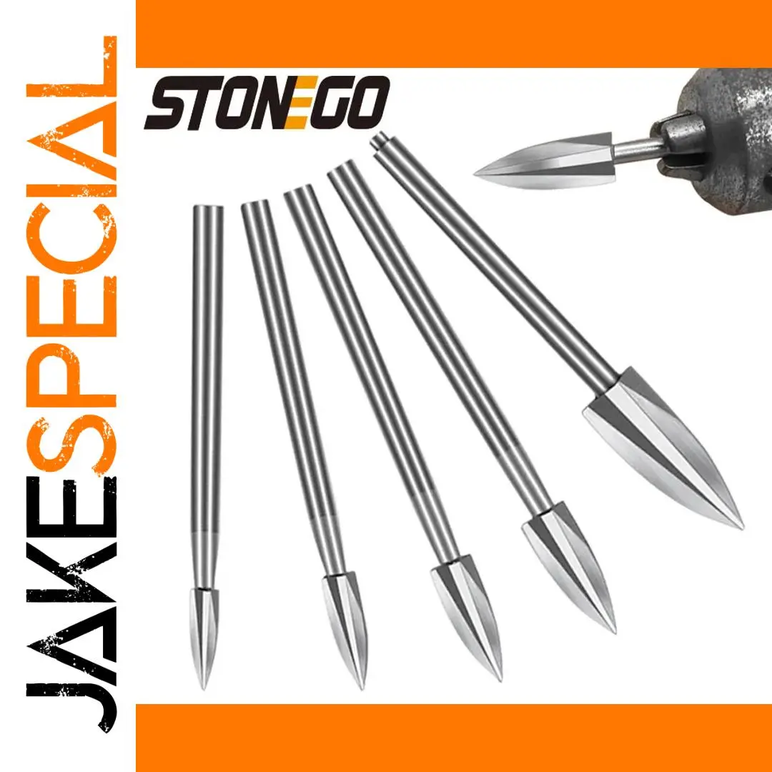 Wood Carving Drill Bit Set by STONEGO 1 Wood Carving Drill Bit Set by STONEGO