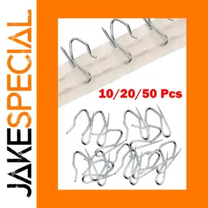 Silver Metal Curtain Hooks for French Pleat Drapes