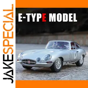 WELLY 1:24 Silver E-Type Diecast Model