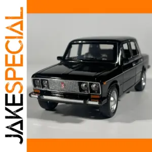 Black 1:24 Diecast LADA 2106 Collectible Model