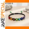 Vibrant Chakra Rainbow Beaded Bracelet