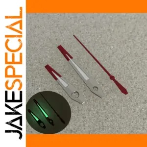 Modified Watch Hands with Luminous Color Blocking