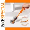 Bright Orange Drain Snake for Easy Unclogging