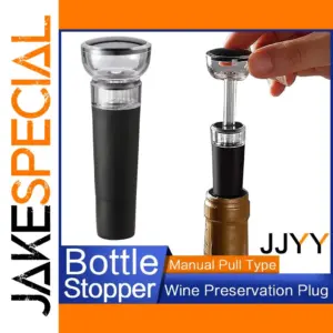 Black Wine Preservation Pump for Bottles
