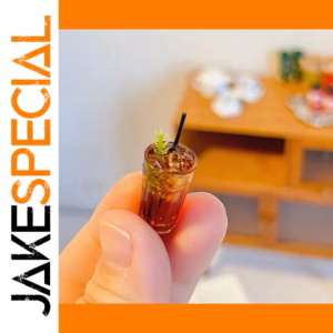 Miniature Iced Latte Model for Collectors