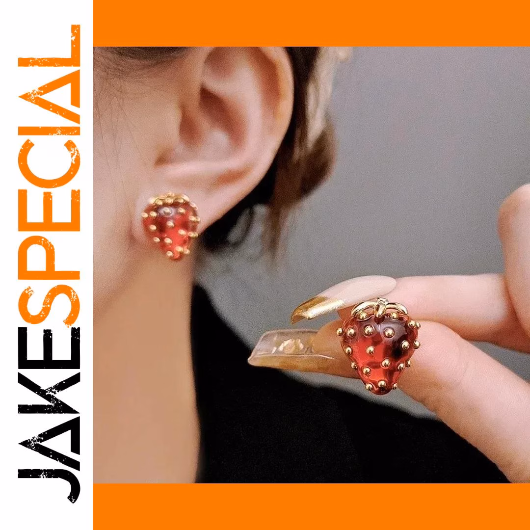 Strawberry Earrings by HYFAD 1 Strawberry Earrings by HYFAD