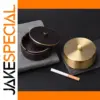Brass Ashtray with Optional Lid - Modern Design