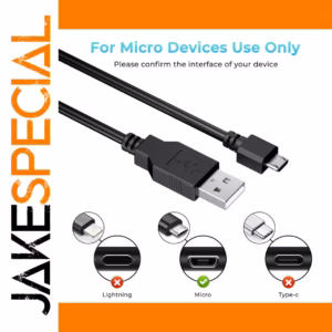 Durable PS4 Micro USB Charging Cable