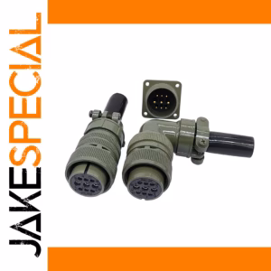 Marine-Grade Circular Connectors Set with Gold Pins