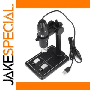Black Handheld Digital Microscope with 500X Zoom