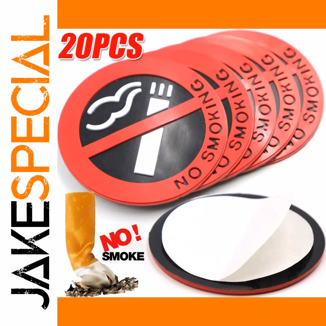 Vehicle No Smoking Sticker 5cm Vinyl 1 Vehicle No Smoking Sticker 5cm Vinyl