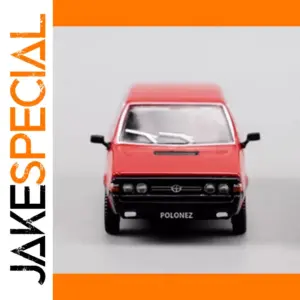 Bright Red FSO Polonez Collector Model