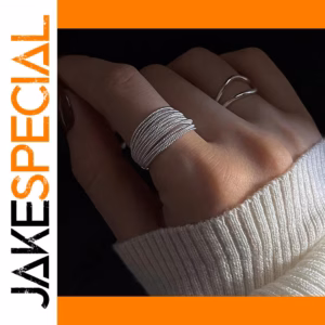 Adjustable Women’s Geometric Copper Ring