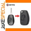 Renault/Nissan 2-Button Remote Shell 3.8cm