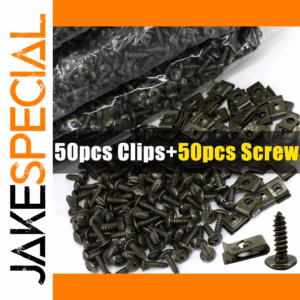 Automotive Fastener Set with Screws & Clips