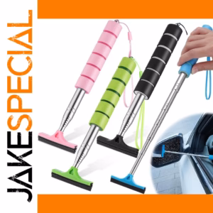 Colorful Extendable Car Window Squeegee Tool