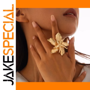 Vintage Metal Floral Ring Model 5317182