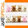 Plush Teddy Keychain in Multiple Colors