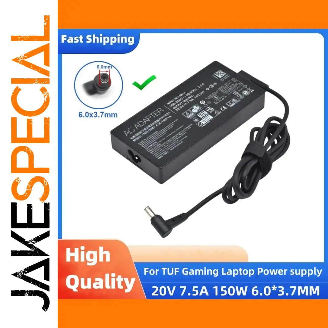 ASUS 150W Laptop Power Adapter 20V 7.5A 1 ASUS 150W Laptop Power Adapter 20V 7.5A