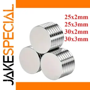 High-Power NdFeB Magnet Set 25x2/3mm