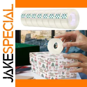 Glossy Clear Tape Set, 6 x 25m