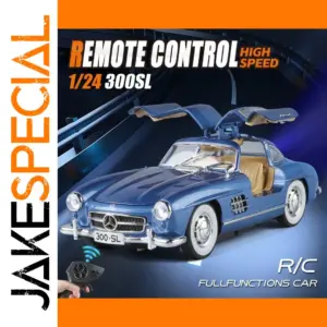 1/24 Scale Remote-Controlled Mercedes 300SL Car