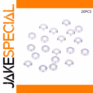 20-Pack Silver Mini Metal Gaskets for Tamiya 94768