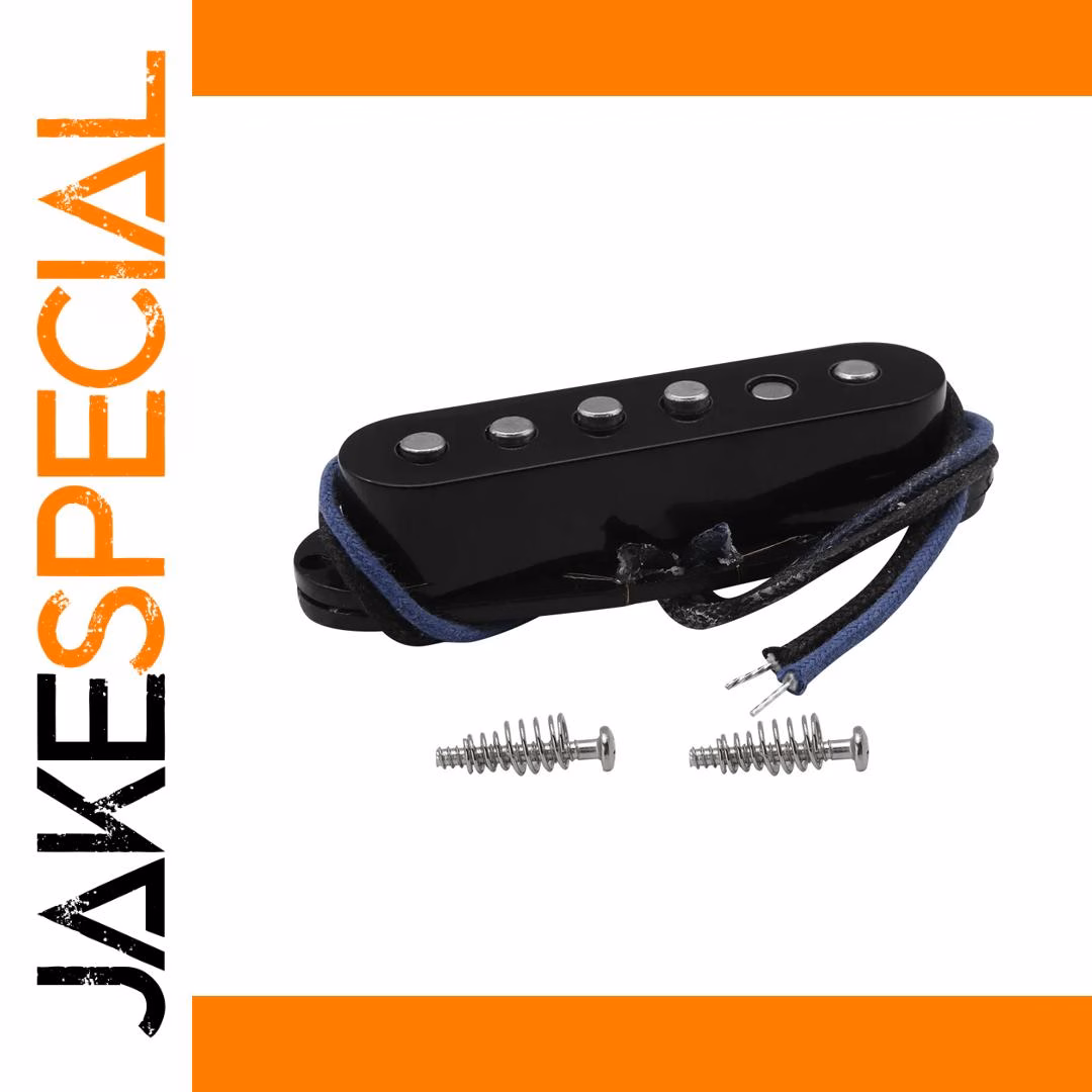 Black Vintage Alnico 5 Guitar Pickup for ST Style 1 Black Vintage Alnico 5 Guitar Pickup for ST Style