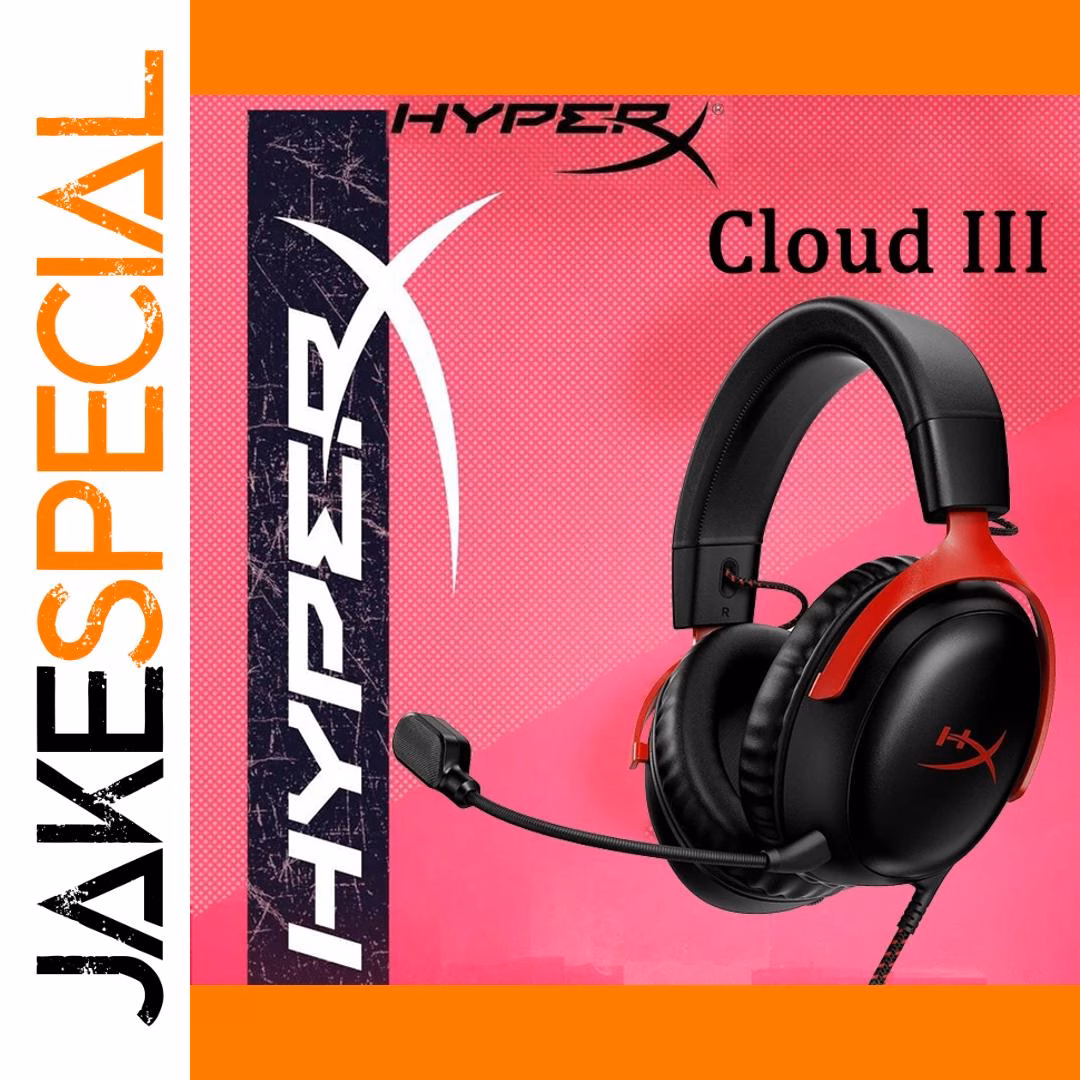 HyperX Cloud III Black-Red Gaming Headset 1 HyperX Cloud III Black-Red Gaming Headset