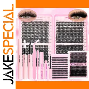 DIY Eyelash Extension Kit with Cluster Lashes