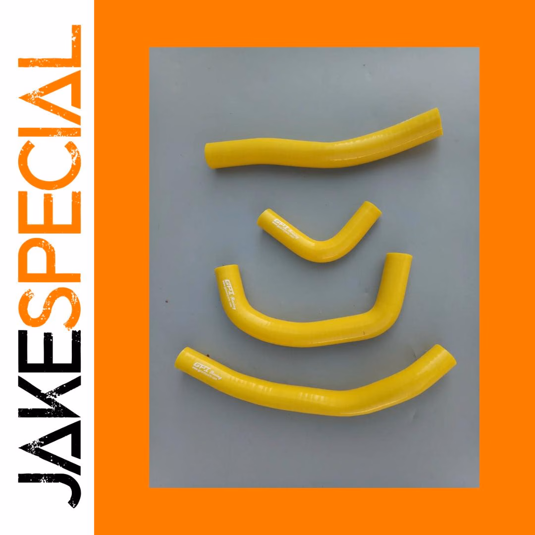 Yellow Silicone Radiator Hose Kit for Honda CRF450R 2017-2020 1 Yellow Silicone Radiator Hose Kit for Honda CRF450R 2017-2020