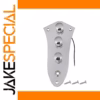 Chrome Control Plate for JB Bass Guitars