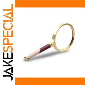 90mm Handheld Magnifying Glass with 6x Magnification