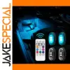 Rechargeable RGB LED Footwell Lights for Vehicles