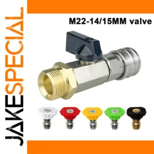 High-Pressure Washer Adapter Kit with M22-14/15mm