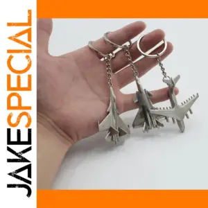 Zhuhai Air Show Alloy Fighter Jet Keychain Set