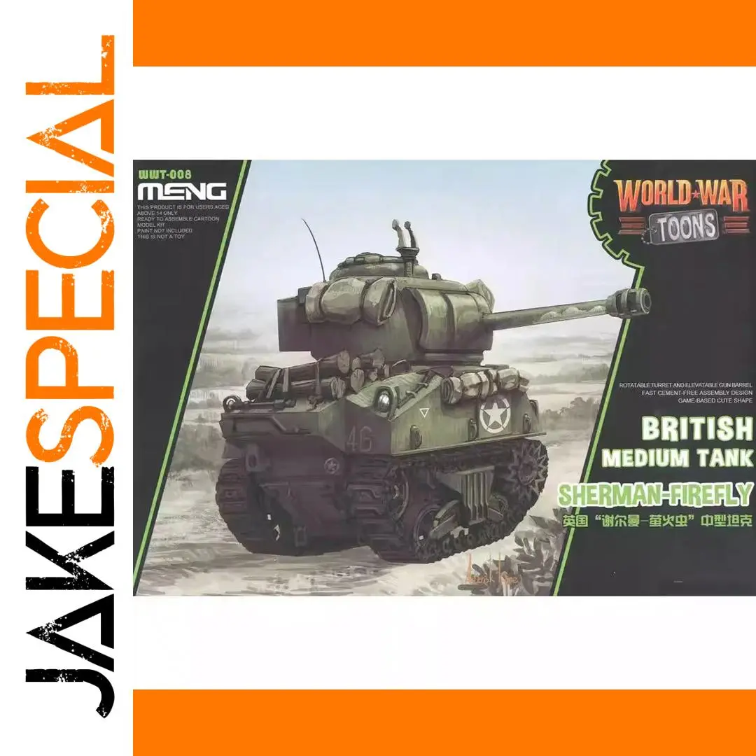 British Sherman Firefly Model Kit with 50+ Pieces 1 British Sherman Firefly Model Kit with 50+ Pieces