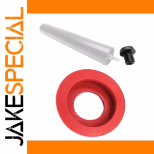 Red Billiard Cue Bottom Rubber Plug, 2.6cm