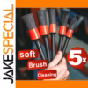 Set of 5 Car Detailing Brushes for Interior & Exterior
