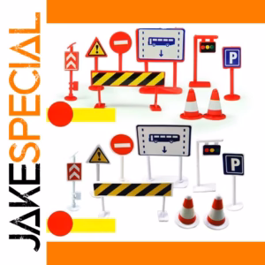 Colorful Children's Mini Traffic Scene Set